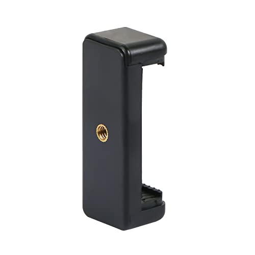 Universal Cell Phone Tripod Mount Adapter for Selfie Stick, 1 Pack | Phone Holder Clip Connector Head Used Mini Flexible Tripod and More for Monopod Travel Use