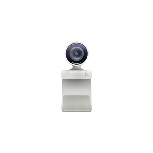 Poly Studio P5 Professional Webcam (Plantronics) - 1080p HD Laptop Camera for Video Conference & Distance Learning - Monitor & Tripod Mount - Privacy Shutter-Works w/Teams (Certified), Zoom(Certified) | 1080p Full HD at Up to 30 Fps, 4x Digital Zoom with