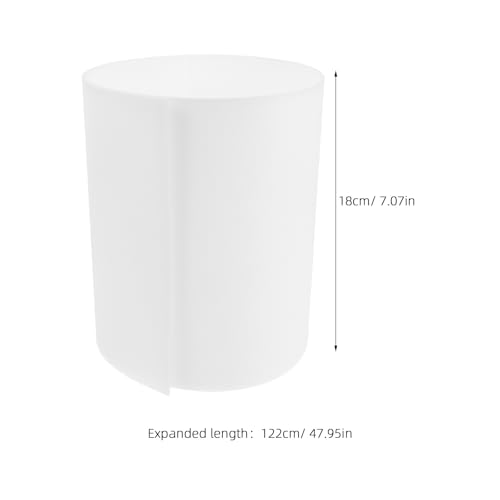 Soft Light Led Diffuser Sheet For Strip Lights, Flexible Plastic Lamp Lens Panel For Signage, Ceiling Fixture Shade, Lightbox, Spotlights122x18cm/48'' x7'' - size: 122.00X18.00X0.10CM
