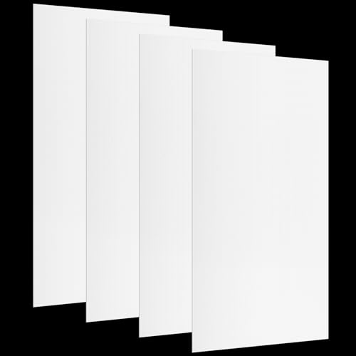 Pushglossy 4 Pack 23.75" X 47.75" X 0.2" Fluorescent Light Covers Classroom Office Diffuser Panels for 2x4ft Drop Ceiling Light Fixture Polycarbonate Replacement Cover for Hospital Home (Milky White) - color: Milky White