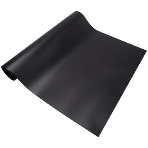 GORGECRAFT Black PVC Backdrop 120x40cm/47.24x15.75inch Food Photography Background Matte Waterproof Vinyl for Product Video Photo Studio Shooting Flat Lay Cosmetics Jewelry - color: Black