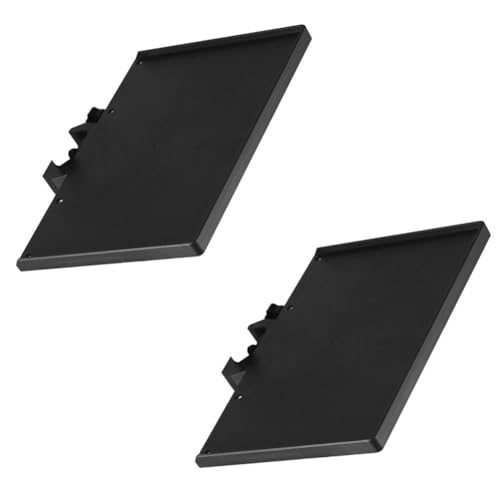 Ciieeo 2pcs Microphone Stand Tray Portable Sound Card Holder Clamp for Home Studio Stage and Streaming Use