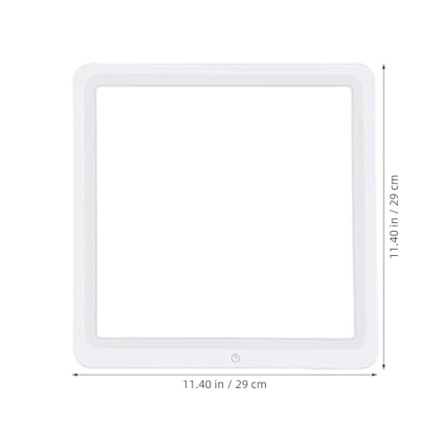 Lurrose LED Photography Fill Light Panel 30cm No Shadow Effect Studio Lighting for Indoor Video Recording and Streaming