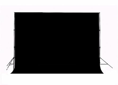Black Backdrop for Photography Durable Fabric Background Photo Backdrop Video Photography Studio (10x7ft, Black) - color: Black, size: 10x7ft