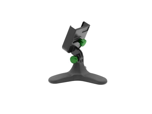 WeatherTech DeskFone Two View Universal Phone Holder for Flat Surfaces, Office, Kitchen, Nightstand - Turquoise Metal Knobs - color: Turquoise Metal Knobs