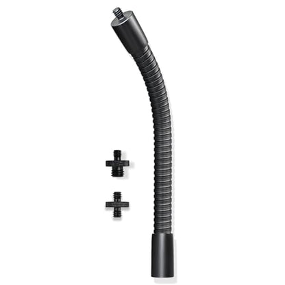 Heavy-Duty 9" Flexible Gooseneck Extension Tube Arm with 1/4"-20 & 3/8"-16 Adapter (KN14-9) - size: 9-INCHS