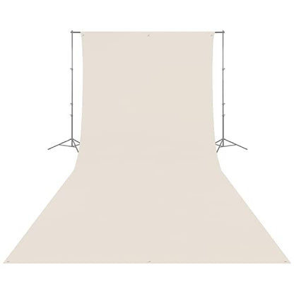 Westcott Wrinkle-Resistant 9' x 20' (2.75 x 6.1m) Backdrop for Photoshoots, Group Portraits, & Photo Booths - Portable and Travel Friendly (Buttermilk White) - color: Buttermilk White