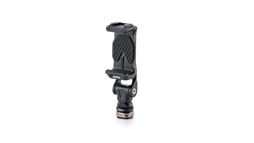 Tilta Rotatable Phone Mount with Cold Shoe Base | Universal Clamp Fits 3–3.8in Smartphones | Adjustable Rotation | Compatible with iPhone, Camera Cages & On-Camera Accessories – Black - style: Cold Shoe Mount