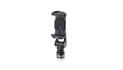Tilta Rotatable Phone Mount with Cold Shoe Base | Universal Clamp Fits 3–3.8in Smartphones | Adjustable Rotation | Compatible with iPhone, Camera Cages & On-Camera Accessories – Black - style: Cold Shoe Mount
