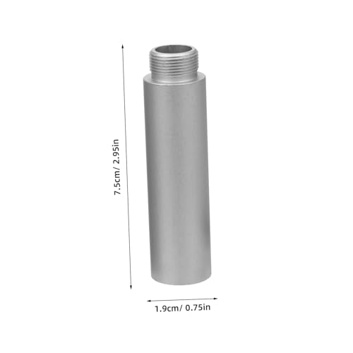 Levemolo 5/8in to 3/8in Microphone Stand Extension Tube Kit Adapter for Desk Arm Stands Live Streaming Recording Accessories