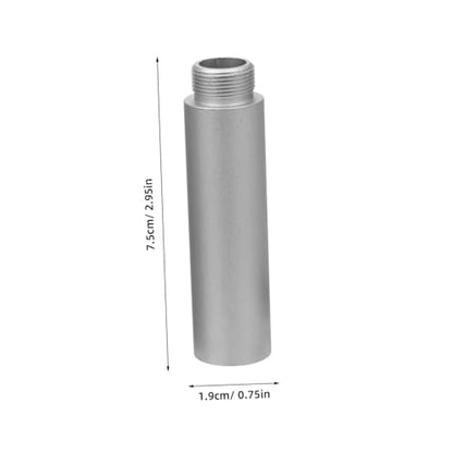 Levemolo 5/8in to 3/8in Microphone Stand Extension Tube Kit Adapter for Desk Arm Stands Live Streaming Recording Accessories