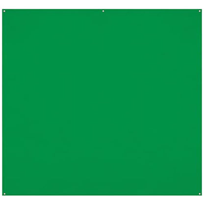 Westcott X-Drop Pro Wrinkle-Resistant 8' x 8' (2.44 x 2.44m) Backdrop for Headshots, Photoshoots, Group Portraits, Video Interviews, & Photo Booths - Portable and Travel Friendly (Chroma Key Green) - color: Chroma Key Green