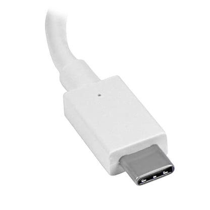 StarTech USB 3.1 USB-C to HDMI Adapter Dongle, 4K 30Hz, Reversible, White - color: White, style: 4K 30Hz