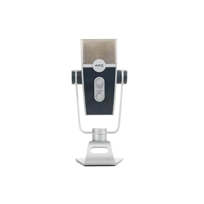 AKG Pro Audio Lyra Ultra-HD USB C Microphone for Recording, Streaming, Gaming, Podcasting, ASMR on PC and Mac, Condenser Mic for Laptop or Computer, Adjustable Stand, Plug and Play – Blue and Silver | Ultra-HD 24-Bit/192 Khz Audio, 4-Capsule Adaptive Caps