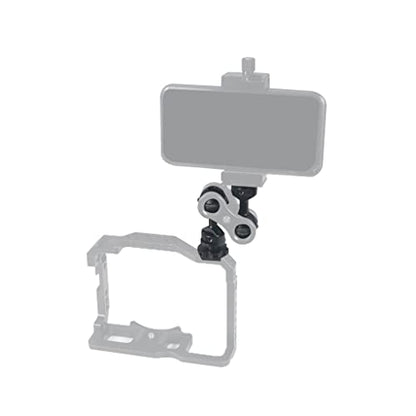 1 Inch Ball Mount Head Adjustable Adapter with Cold Shoe Base for Underwater Camera Case Video Flash (Kit B) - color: Kit B