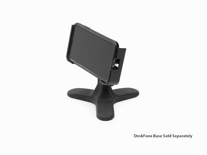 WeatherTech DeskFone Two View Universal Phone Holder for Flat Surfaces, Office, Kitchen, Nightstand - Orange Metal Knobs - color: Orange Metal Knobs