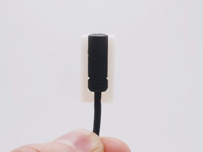 URSA MiniMount. Slim, Low-Profile and Made from Hardened Plastic. Hand-Finished for Smoothness. Includes 5X Hypoallergenic MiniMount Stickies (White, Sony ECM-V1) - color: White, size: Sony ECM-V1
