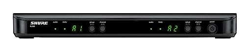 Shure BLX188/CVL Dual Lavalier Audio System J11 Band (596–620 MHz) – BLX88 Dual Receiver, (2) BLX1 Bodypacks & (2) CVL Cardioid Lavalier Mics, Up to 14 Hr Battery, 300 ft Range - style: J11 Band (596-616 MHz)