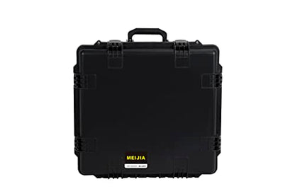 MEIJIA Premium Waterproof Rolling Hard Camera Case,Hard Protective Case with customizable fit foam and wheels,Full Protection with Light&Convenient Design,Elegant Black (24.8"X23.7"X13.17") - size: 24.8"X23.7"X13.17"