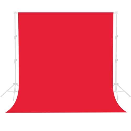 Red Backdrop for Photoshoot 10 X 20 FT, Large Photography Photo Backdrop Background Screen for Photo Booth Backdrop Photoshoot Curtain Wedding, Video Meeting, Birthday Party,Podcasting - color: Red, size: 10*20