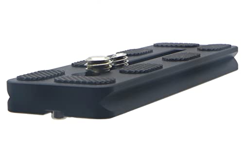 100mm Universal Quick Release QR Plate with 1/4" and 3/8" Mounting Screw for Tripod Mount Ball Head DSLR Camera Arca Swiss Compatible