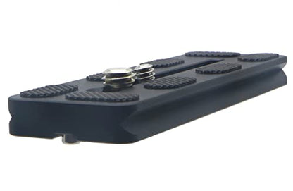 100mm Universal Quick Release QR Plate with 1/4" and 3/8" Mounting Screw for Tripod Mount Ball Head DSLR Camera Arca Swiss Compatible