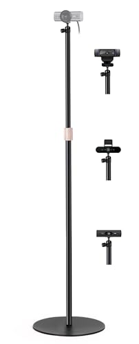 63'' Webcam Floor Stand Compatible with Logitech MX-Brio C920x C922x C930e C925e C615 StreamCam Brio-4K Webcams