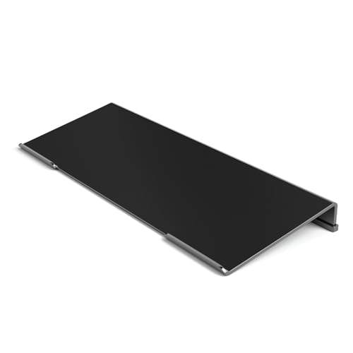 Beego Ergonomic Computer Keyboard Stand - Black Acrylic Keyboard Riser Tilted Keyboard Holder Keyboard Tray with Black Non-Slip Strip for Easy Typing at Home School Office Desk Accessories - color: Black W/ Black Strip, size: 1PCS
