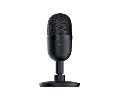 Razer Seiren Mini - USB Condenser Microphone for Streaming (Compact with Supercardioid Polar Pattern, Tiltable Stand, Integrated Shock Absorber) Black - color: Black