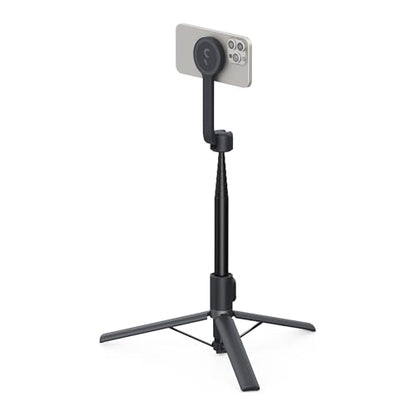 ShiftCam SnapStand Max – Magnetic Selfie Stick & Tripod – Compact, Foldable & Extendable with Tilt Head and Magnetic Bluetooth Remote (Midnight, SnapStand Max) - color: Midnight, size: SnapStand Max