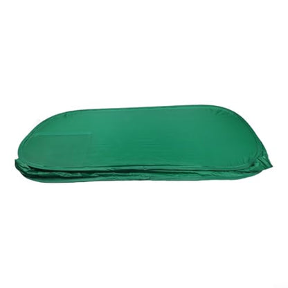 Portable Green Screen Background for Chair Foldable Velvet Chroma Key Panel for Video Streaming and Photography Compact Storage Bag Included 102x103cm Full Body Setup for Home Office Studio