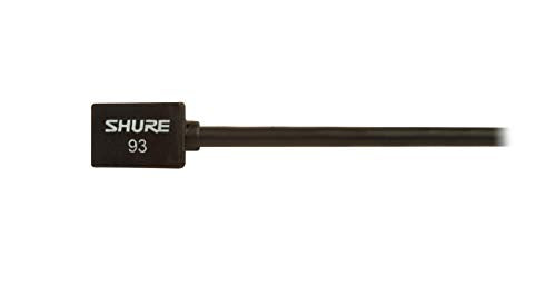 Shure WL93 Series Subminiature Condenser Lavalier Microphones,WL93- Black, with 4-Foot (1.2 m) Cable - style: Black (4-foot cable)