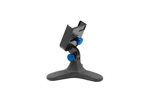WeatherTech DeskFone - Universal Desktop Cell Phone Holder (Royal Blue Metal Knobs) - color: Royal Blue Metal Knobs
