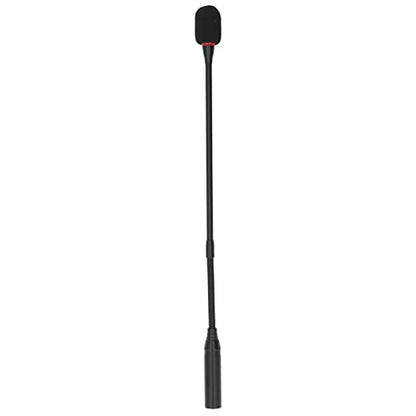Gooseneck Microphone , Flexible 3 Pin High Plasticity Podium Microphones 16 . 5 Inch with Power Indicator for Meeting Rooms for Government Lecture Halls
