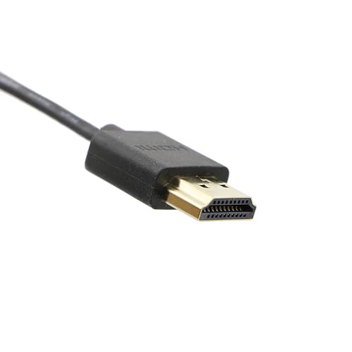 Alvin's Cables Micro HDMI to HDMI Cable 8K60P High-Speed 2.1 for Sony a7 IV FX30 ZV-E10, for Canon R5C R5 R6, Atomos Shinobi Ninja V, 45cm/17.7in, Right Angle Micro HDMI