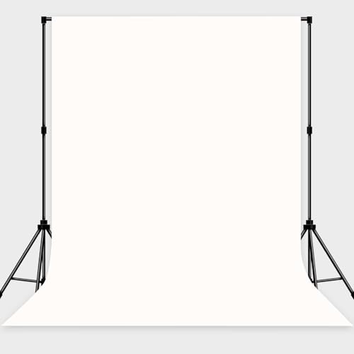 Photo Backdrop White Background Fabric Professional Photography 5x7ft Seamless Design Eliminates Wrinkles Professional Portrait Short Video Minimalist Theme Decoration - color: White, size: 5x7ft