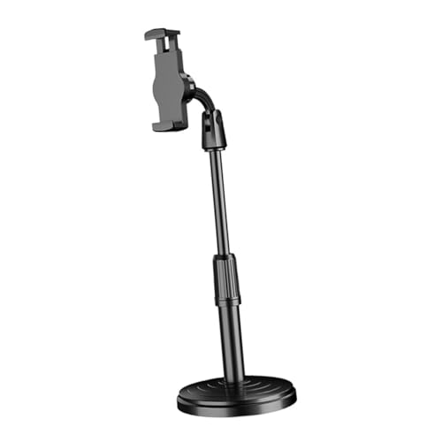 POPETPOP Adjustable Mobile Phone Stand Desk Phone Holder for Home Office Height Angle Adjustable Cellphone Stand Portable Multi-Functional for Streaming and Video Calls