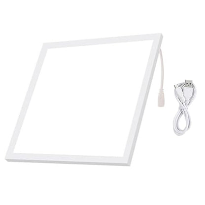 OSALADI Photography LED Fill Light Panel 30cm White Light with No Shadow Effect for Indoor Video Recording and Streaming, Continuous LED Lighting for Professional Camera Photography