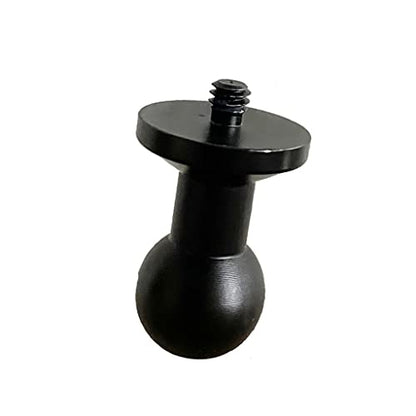 20mm/17mm/15mm/13mm to 1/4 Screw/Hole Ball Head Mount Adapter for Action Camera Photography Accessories (20mm to 1/4 Screw) - size: 20 mm to 6.35 mm Screw