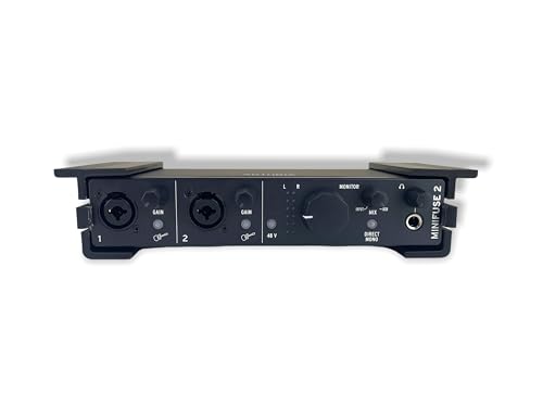 Desk Mount Kit for Arturia MiniFuse 1, 2, & 4 - Under Desk Mount Brackets with Reversible Clips - Secure Mounting Accessories