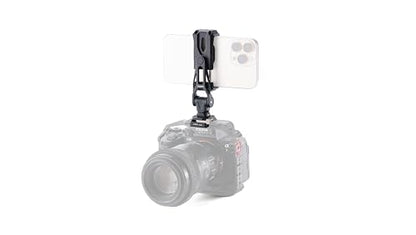 Tilta Rotatable Phone Mount with NATO Rail Connector for Tripod & Camera | Quick-Release | Adjustable Rotation | Compatible with iPhone, Camera Cages & Rig Accessories – Black - style: NATO Mount