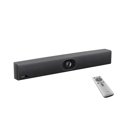 Yealink UVC40 E2 USB Conference Room Camera System Ultra-HD 4K Video Conference Camera 120° Wide-Angle Lens Built-in 8 Microphone Arrays Auto Framing Speaker Tracking and Smart Area Exposure Webcam