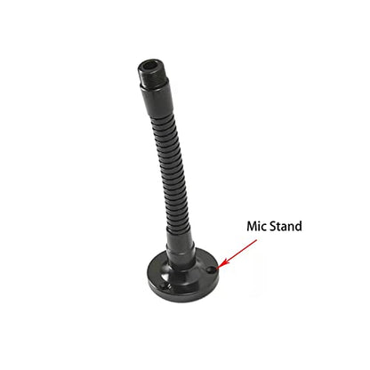 1set Microphone Podium Mount,Podium Microphone Holder,Desktop&Tabletop Microphone Stand, 5/8 Male with a adapter Ideal for Various Mounting Devices&Black - color: Black, size: Mic Stand with adapter