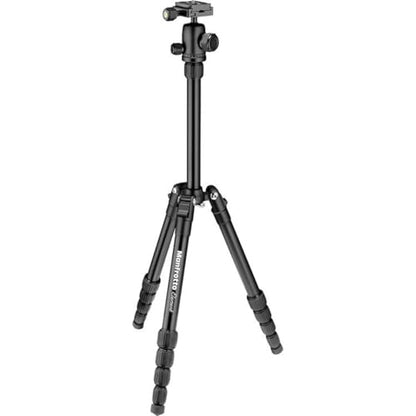 Manfrotto Element Traveller Small Aluminum 5-Section Tripod Kit with Ball Head - color: Black, size: Element Small 56.3"