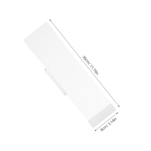 MAGICLULU Computer Monitor Memo Board LED Light-up Screen Message Panel White Right Side Desktop Memo Holder Office Workspace Organizer