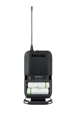 Shure BLX14/CVL Lavalier Audio System H10 Band (542–572 MHz) – BLX4 Receiver, BLX1 Bodypack & CVL Clip-On Lavalier Mic, Up to 14 Hr Battery, 300 ft Range