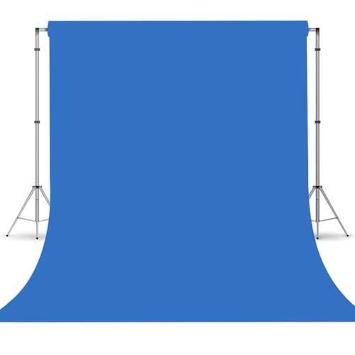Royal Blue Backdrop, Photo Booth Portrait Photography Backdrops, Studio Blue Screen Backdrop for Photoshoot Streaming Video Shooting, Blue Photo Backdrop 5x7ft - color: Royal Blue, size: 5x7 FT
