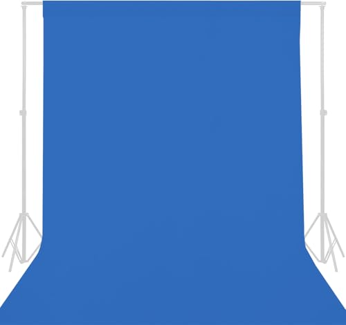 6x8 Ft Polyester Blue Photo Backdrop for Photoshoot Background for Photography Screen Video Recording Blue Screen Photo Background Streaming Video Shooting - color: Blue, size: 6 x 8 ft