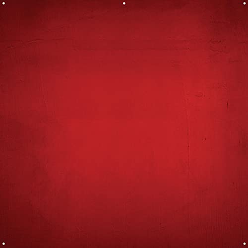 Westcott X-Drop Pro 8'x8' Fabric Backdrop - Perfect for Portraits, Groups, Video and Other Photography & Video (Aged Red Wall) - color: Aged Red Wall