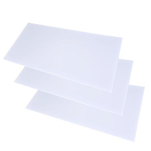 LED Light Diffuser Board Diffusion Cover Sheet Anti-Glare for Soften Ceiling Light LED Downlight, Spotlight, Led Panel, Track Light (11.8x23.6x0.039in)